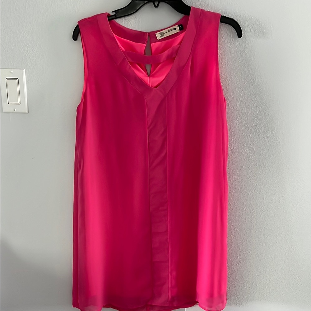 Buddy Love Pink Sleeveless Dress